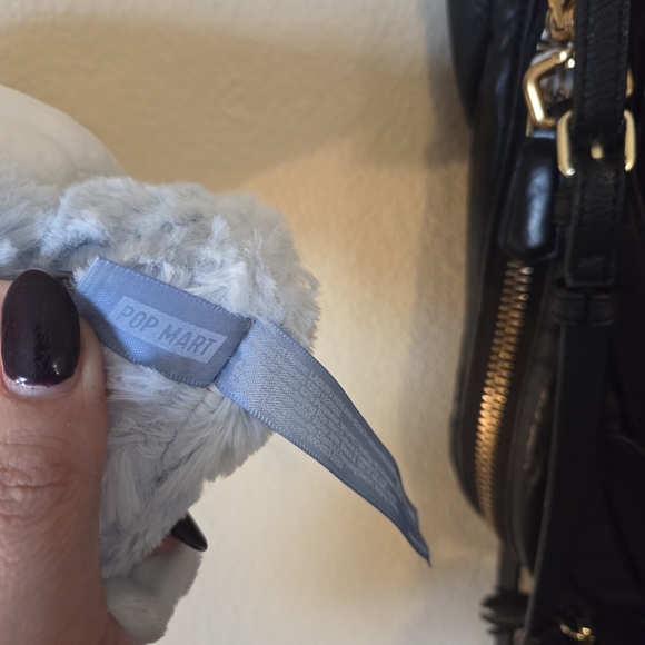 Blue Plush Keychain Accessory - Picture 4 of 7